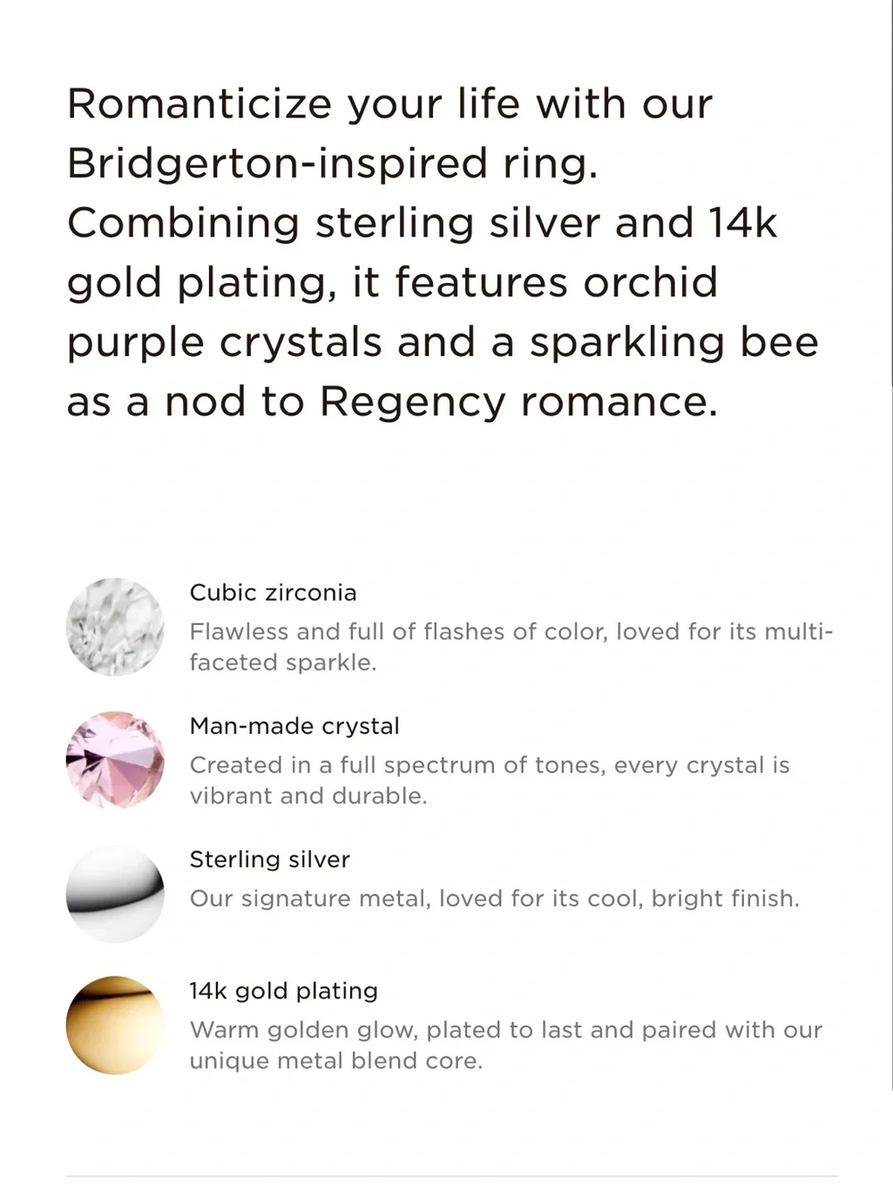 Pandora Bridgerton Herbarium & Bee Ring